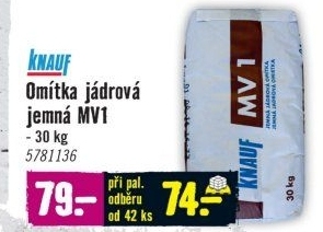 Jádrová omítka Knauf