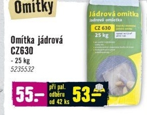 Jádrová omítka Weber