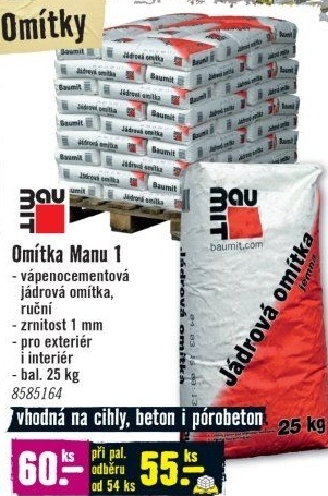 Jádrová omítka Baumit