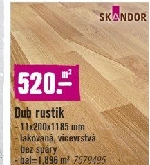 Dřevěná podlaha Skandor