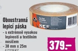 Oboustranná lepicí páska na lišty Roxolid