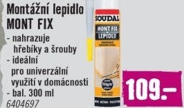 Univerzální montážní lepidlo Soudal