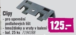 Lištové úchyty