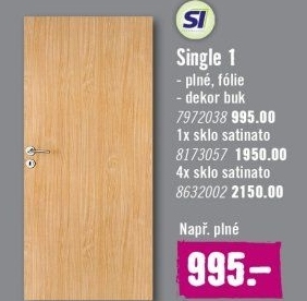Interiérové dveře Single