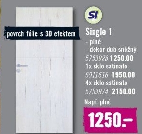 Interiérové dveře Single