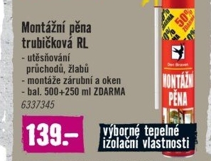 Montážní pěna Den Braven