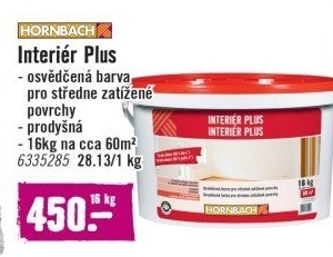 Interiérová barva Plus Hornbach