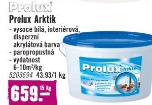Interiérová barva Prolux Arktik Het