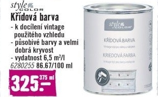 Křídová barva Style Color