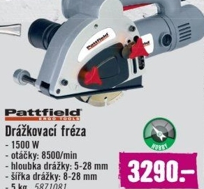 Drážkovací frézka Pattfield