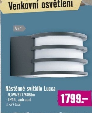 LED venkovní nástěnné osvětlení Philips Hue Lucca