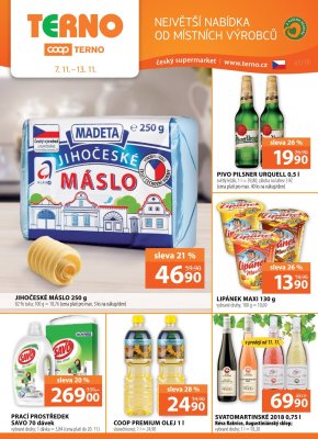 akční leták COOP 7.11.2018-13.11.2018