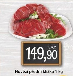 Hovězí přední bez kosti - kližka
