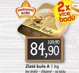Kuře Zlaté Vodňanské kuře