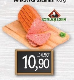 Střecha kapiová Kostelecké uzeniny