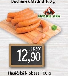 Hasičská klobása Kostelecké uzeniny
