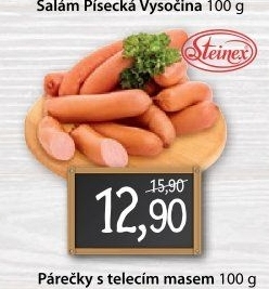 Párečky s telecím masem Steinex