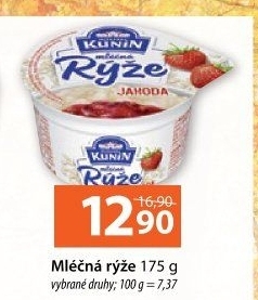 Mléčná rýže Kunín