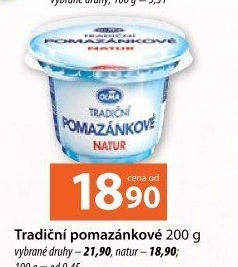 Tradiční pomazánkové Olma