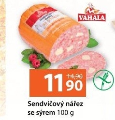 Nářez sendvičový se sýrem Váhala
