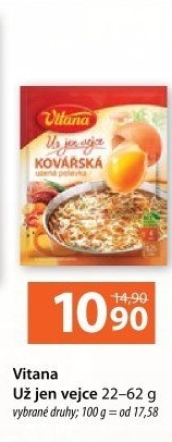 Instantní polévky Už jen vejce Vitana