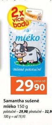 Mléko sušené Samantha