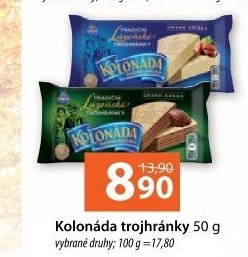 Oplatky trojhránky Kolonáda Opavia