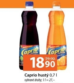 Sirup hustý Caprio