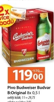 Pivo světlý ležák B: Original Budweiser Budvar