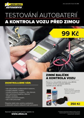 akční leták Auto Kelly 6.11.2018-3.12.2018