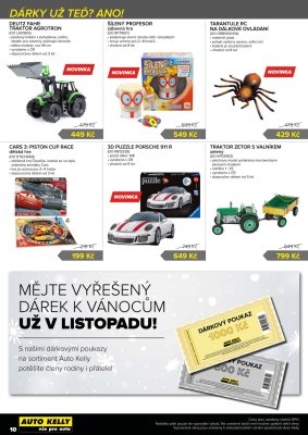 akční leták Auto Kelly 6.11.2018-3.12.2018