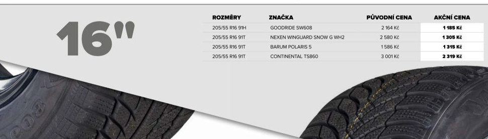 Zimní pneumatiky Goodride R16