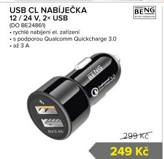 USB autonabíječka Beng