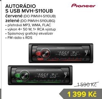 Autorádio Pioneer MVH-S110UB