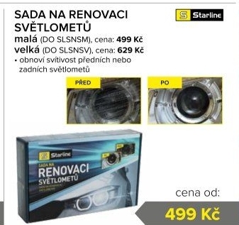 Sada na renovaci světlometů Starline