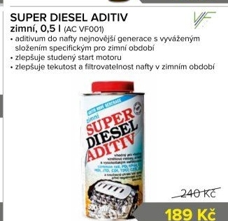 Aditivum Super diesel VIF