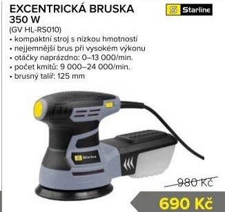 Excentrická bruska Starline