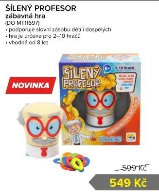 Hra Šílený profesor mac Toys