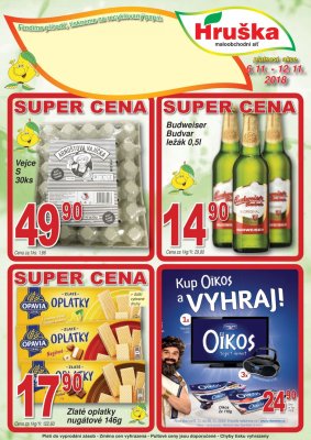 akční leták Hruška 6.11.2018-12.11.2018
