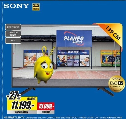 KD 55XF7005B4K UHD LED TVSONY
