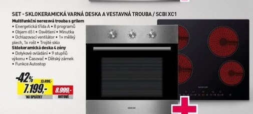 SCBI XC1 Trouba se skl. deskouSencor