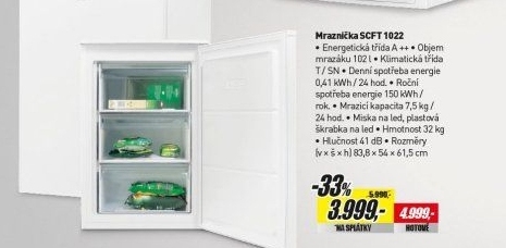 SCTFR 1022 mraznička SENCOR