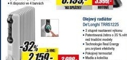 TRRS 1225 OLEJOVÝ RADIÁTOR DELONGHI