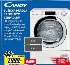 GVS H8A2TCE-S SUŠIČKA PRÁDLACANDY