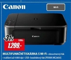 PIXMA MG3650 ink multifunkce WiFi CANON
