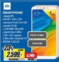 Redmi 5 2GB/16GB Global Ve. Gold XIAOMI