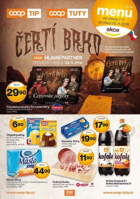 akční leták COOP 7.11.2018-20.11.2018