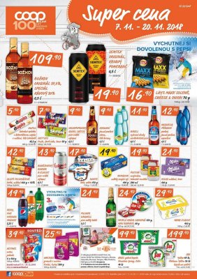 akční leták COOP 7.11.2018-20.11.2018