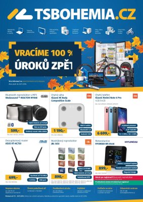 akční leták TSBOHEMIA.cz 1.11.2018-30.11.2018