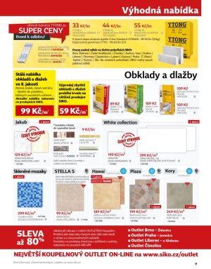 akční leták Siko Koupelny & Kuchyně 1.11.2018-31.12.2018